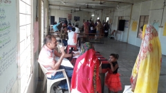 health check up camp at small villages 