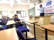 lecture at GLS university